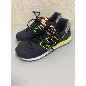 New Balance 574 Classic Women's Sneaker Running‎ Shoes size 9 Black Cloud pink
